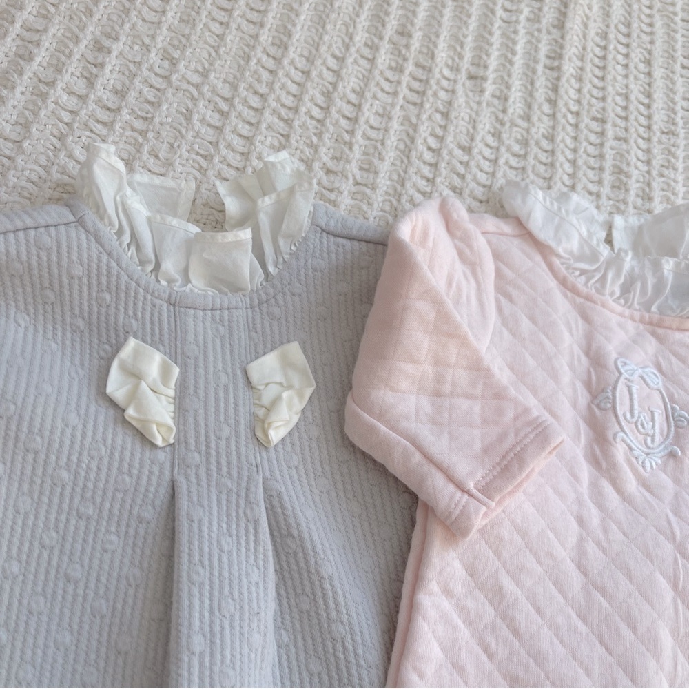 (2) Janie & Jack rompers